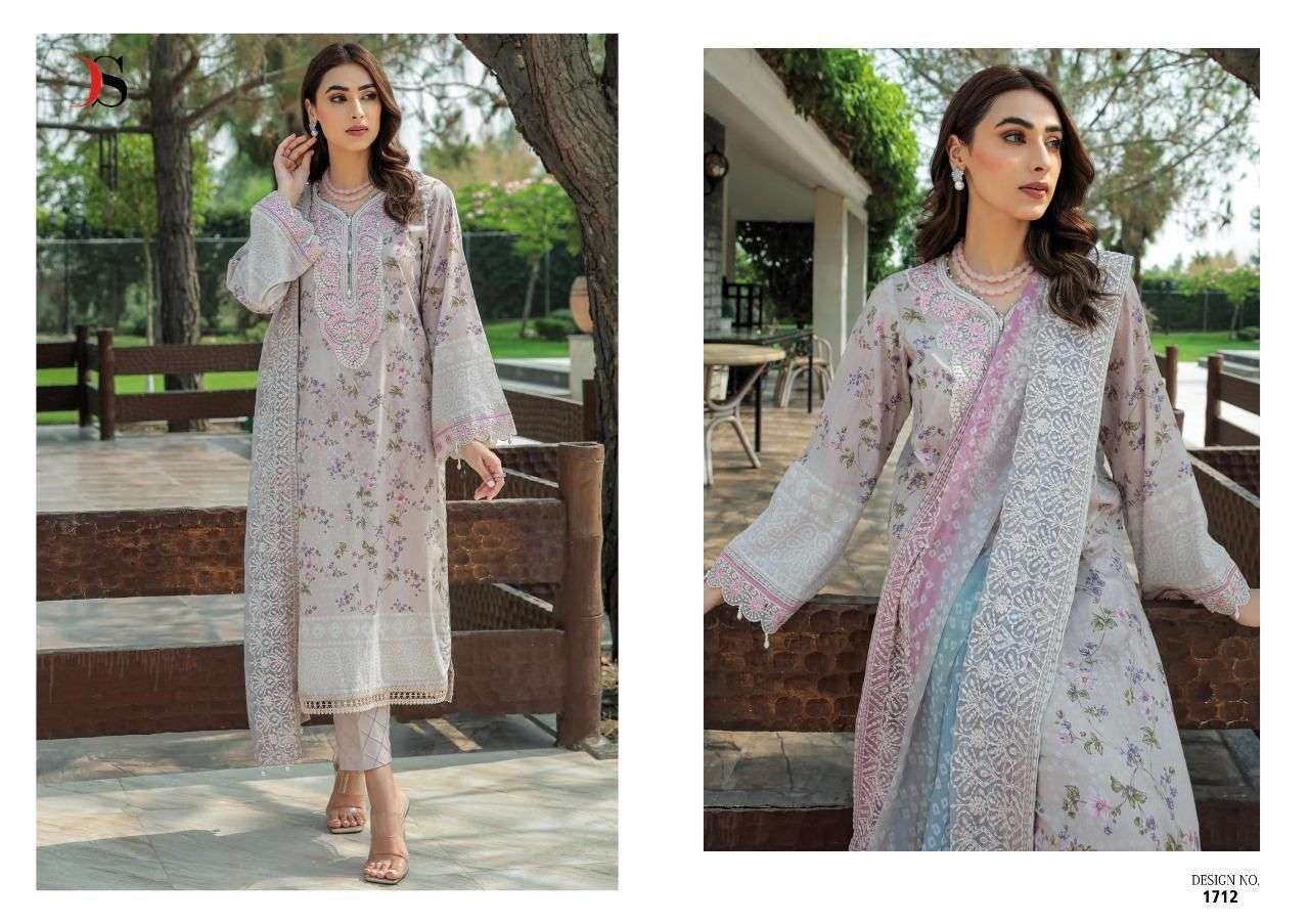 DEEPSY SUITS  Chunari lawn Mini Nx embroidered cotton Mal -Mal dupatta Salwar Kameez Wholesale catalog
