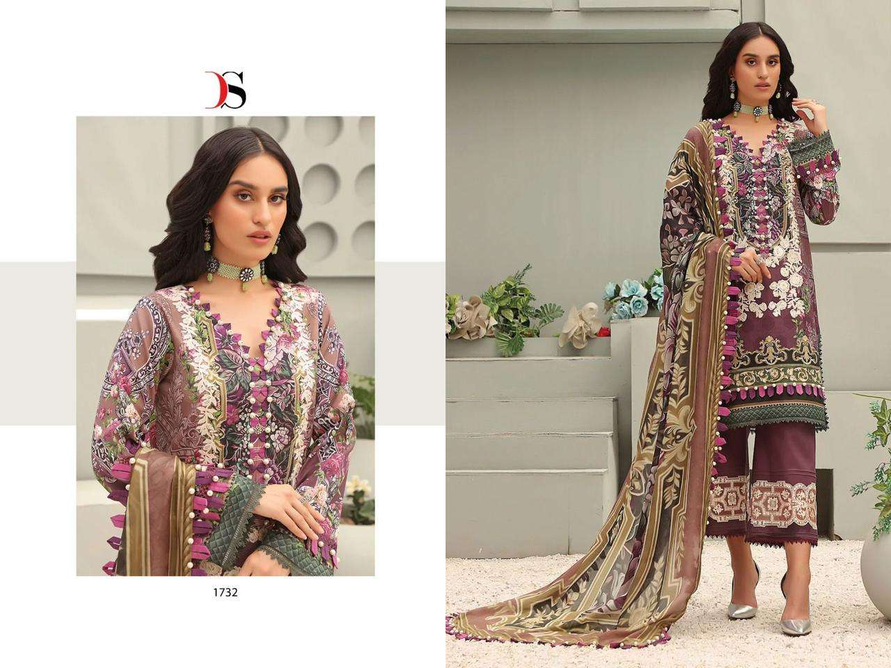 DEEPSY SUITS Firouds QUEEN’s chiffon  Salwar Kameez Wholesale catalog