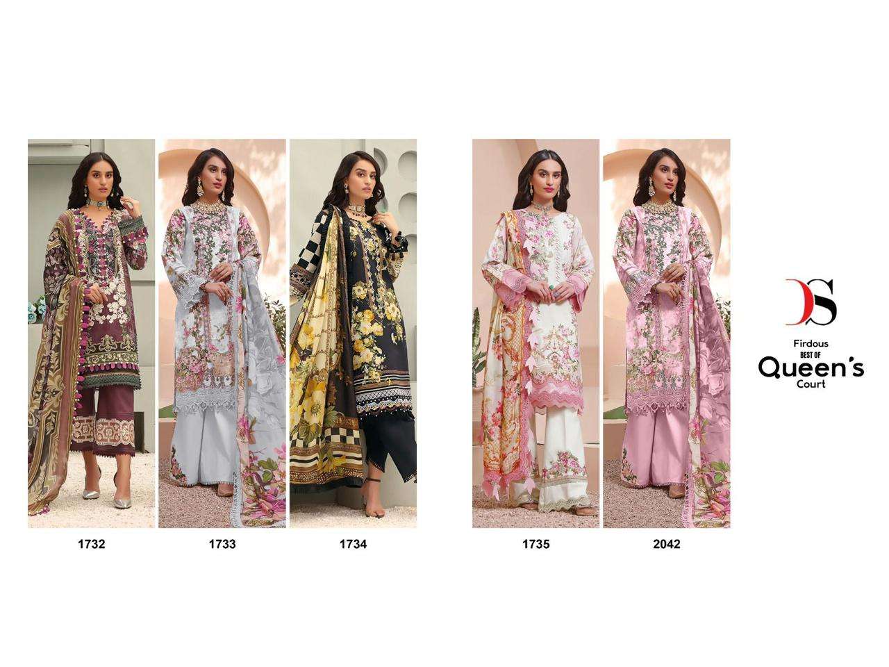 DEEPSY SUITS Firouds QUEEN’s cotton Mal -Mal Salwar Kameez Wholesale catalog