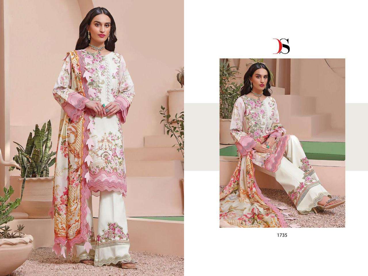DEEPSY SUITS Firouds QUEEN’s cotton Mal -Mal Salwar Kameez Wholesale catalog