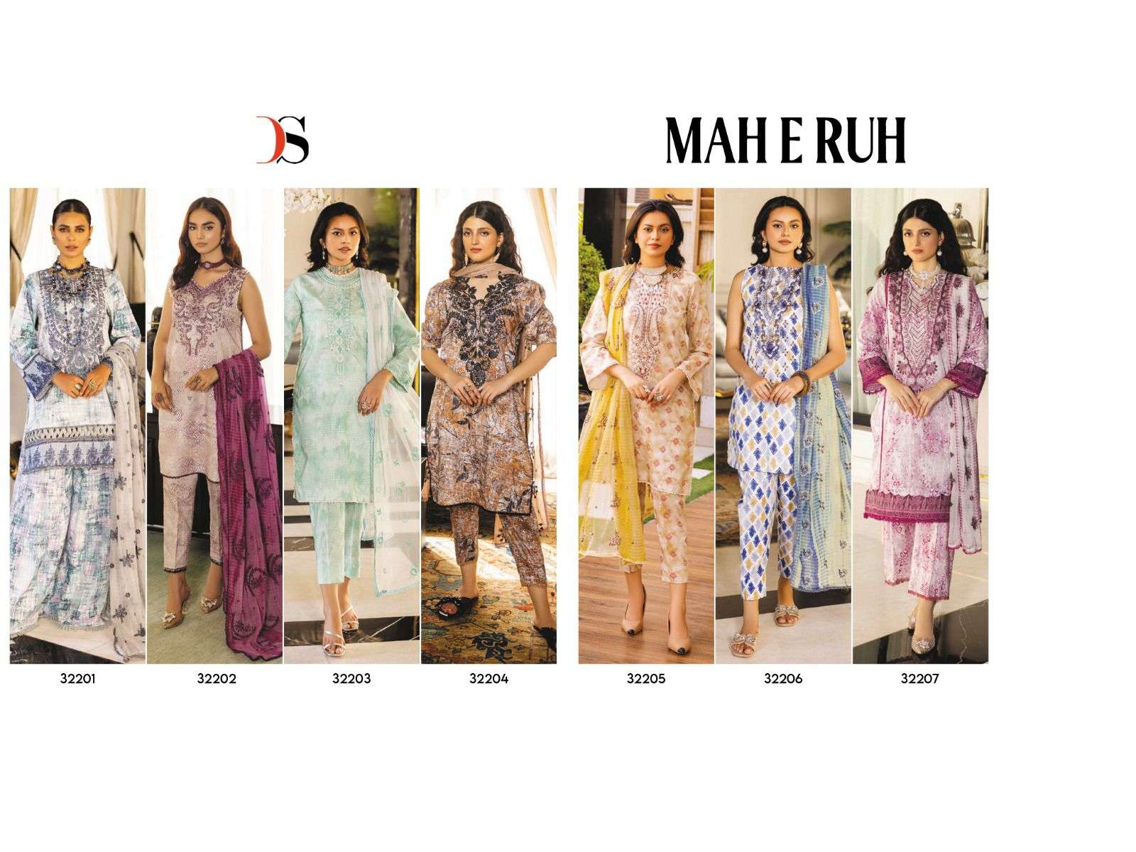 DEEPSY SUITS MAH E RUH cotton Salwar Kameez Wholesale catalog
