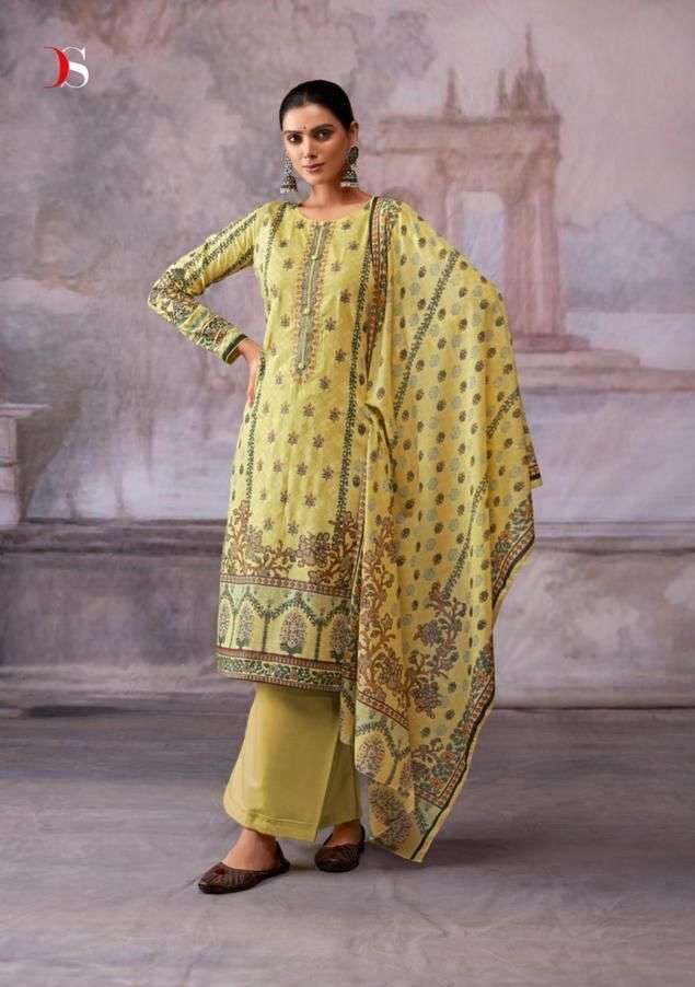 DEEPSY SUITS  SHAZAR  Pure cotton with heavy  self embroidery  Salwar Kameez Wholesale catalog