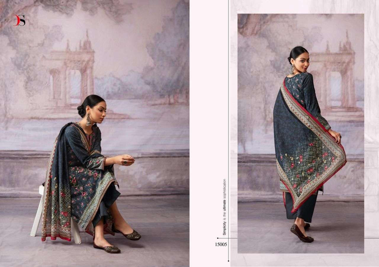 DEEPSY SUITS  SHAZAR  Pure cotton with heavy  self embroidery  Salwar Kameez Wholesale catalog