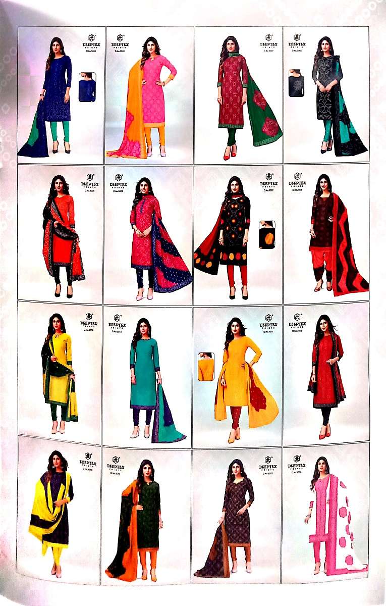 Deeptex Classic Chunari Vol-30 - Dress Material - Wholesale Catalog