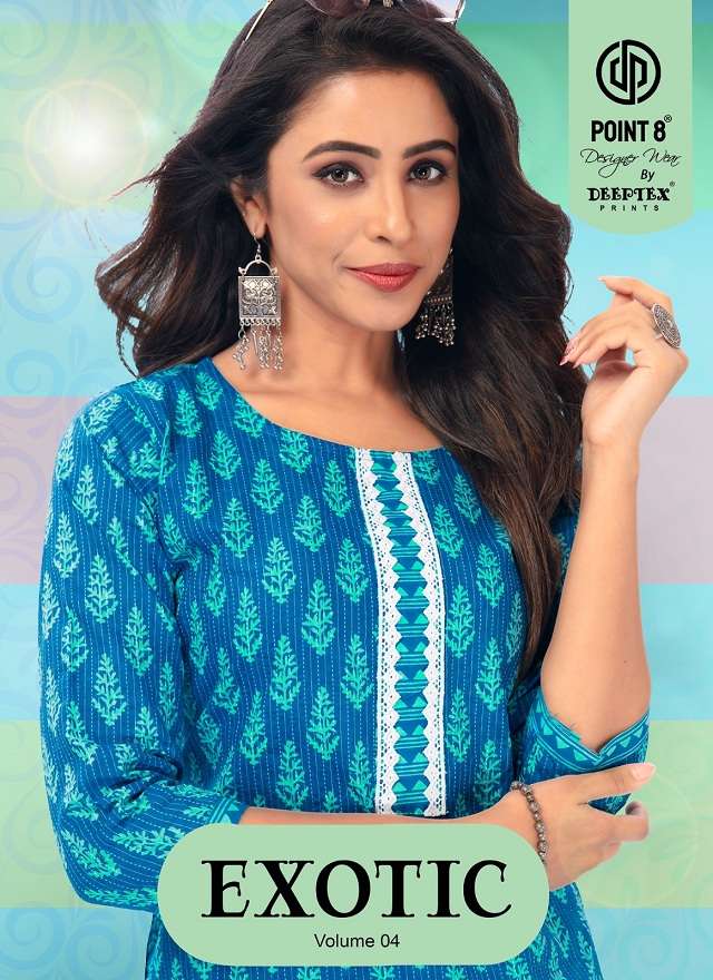 Deeptex Exotic Vol-4 – Kurti With Pant - Wholesale Catalog