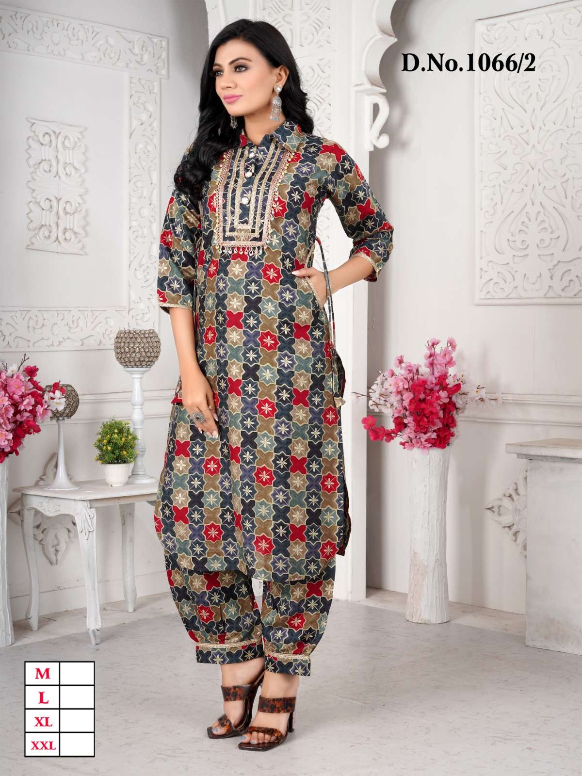 Designer vol-2 Afghani modal print Kurti Wholesale catalog