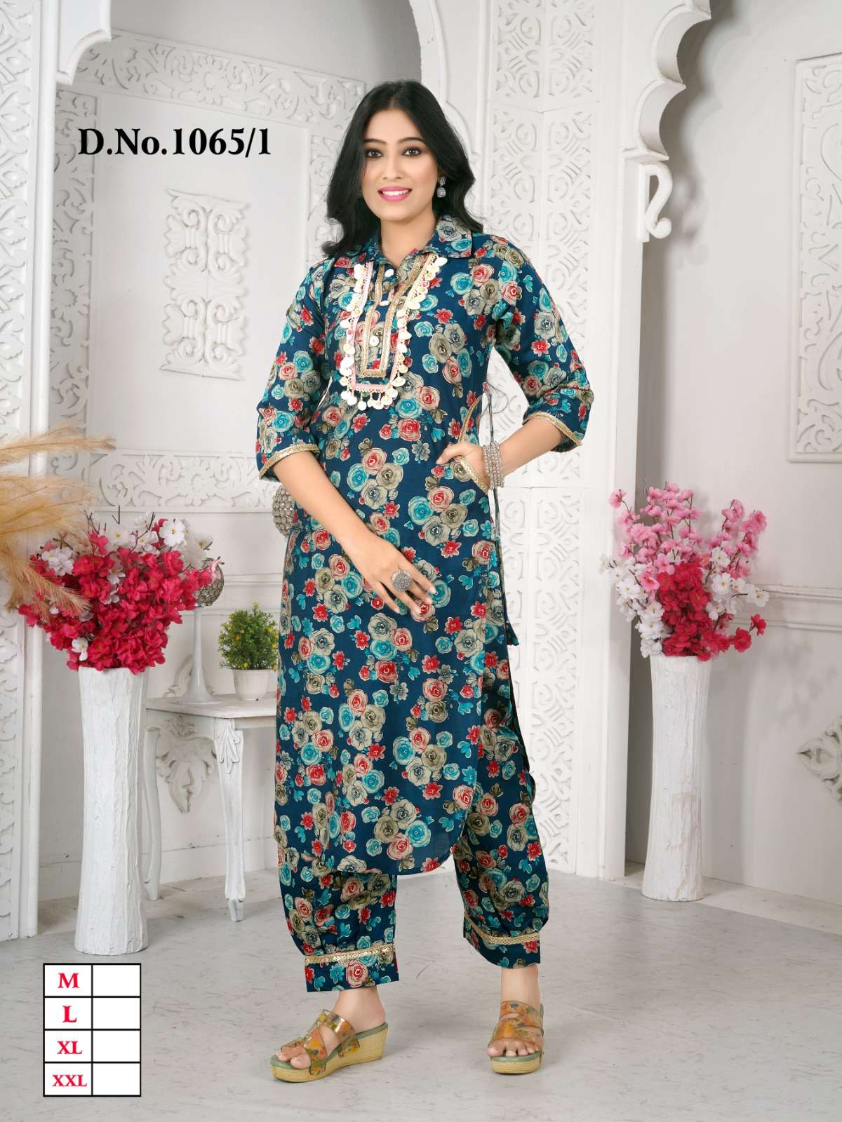 Designer vol-3 Afghani modal print Kurti Wholesale catalog