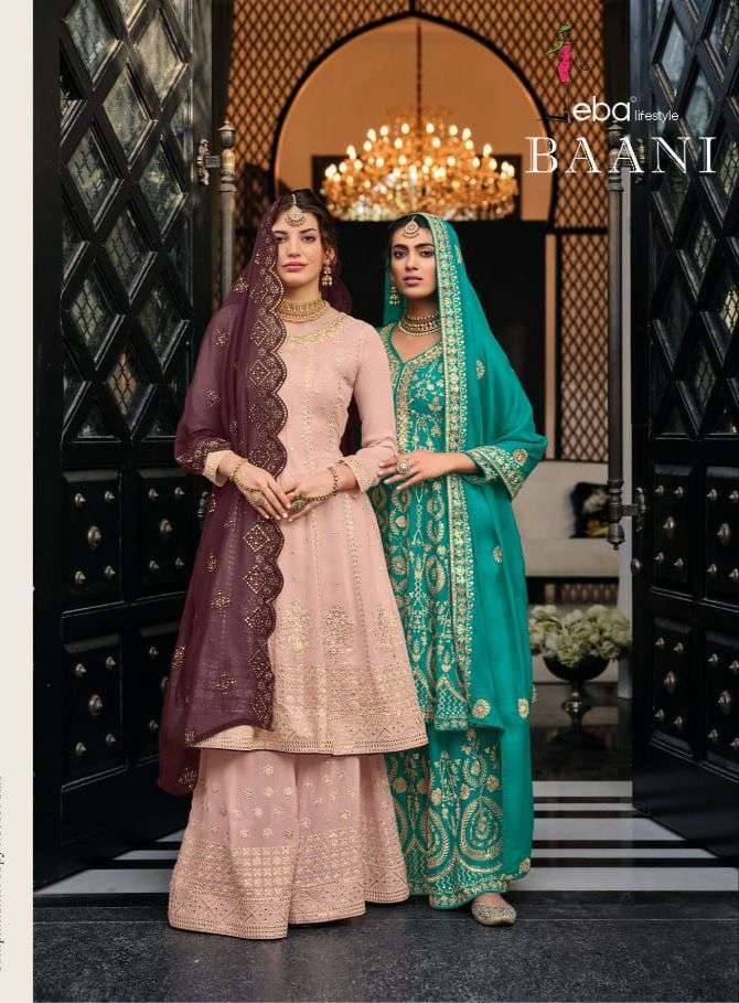 Eba lifestyle BAANI Chinon & georgette Salwar Kameez Wholesale catalog