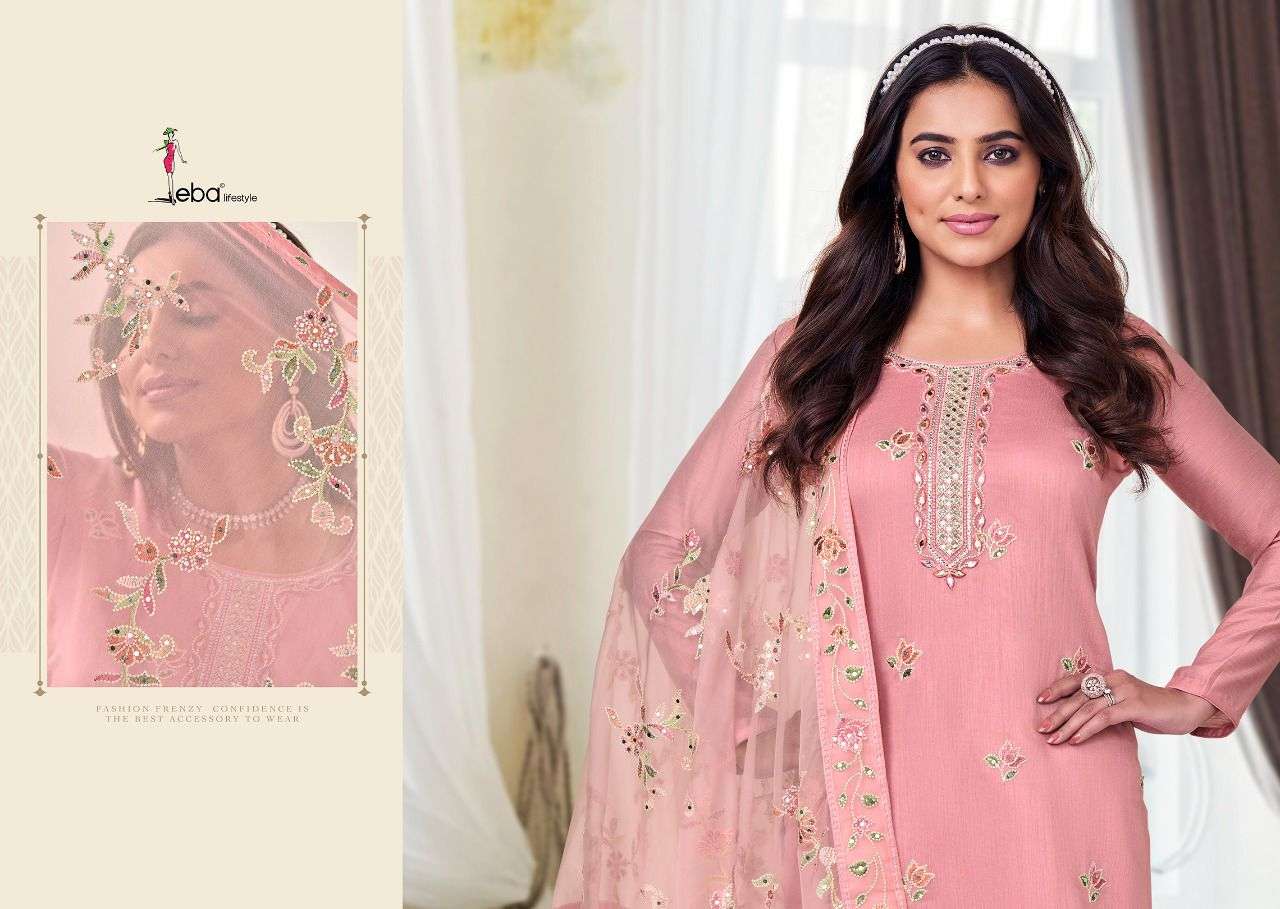 Eba lifestyle Nyra vol -6 Maheshwari viscose silk Dress Materials Wholesale catalog