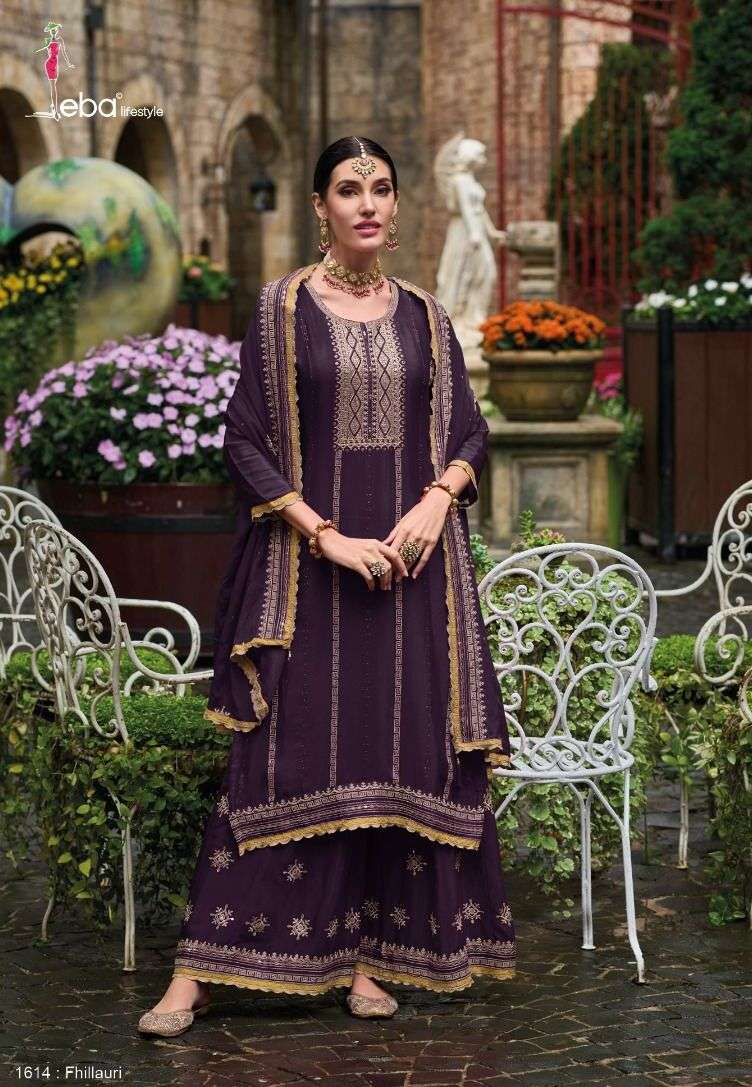 Fhillauri Heavy Chinon with emboidery & hand work Salwar Kameez Wholesale catalog