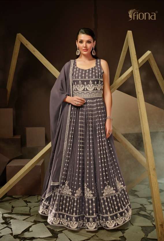 FIONA FALAK GORGETTE  Long Gown Kurti Wholesale catalog
