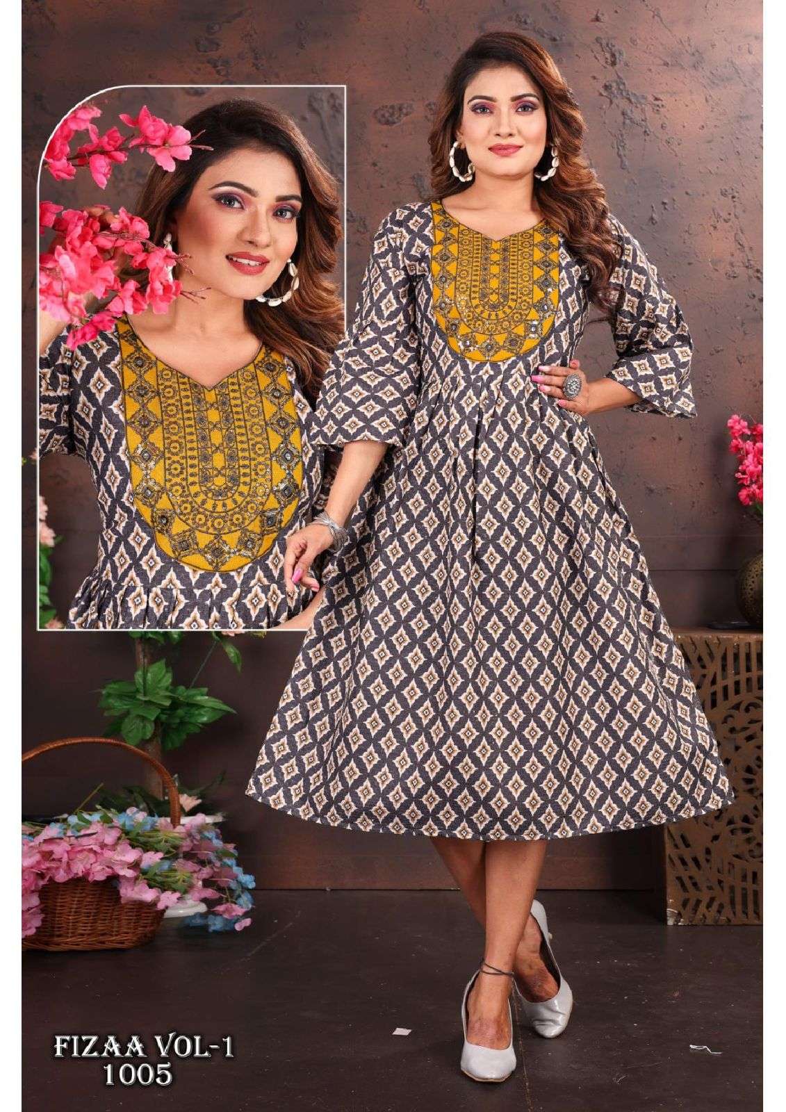 fizaa vol.1 Kurti Wholesale catalog