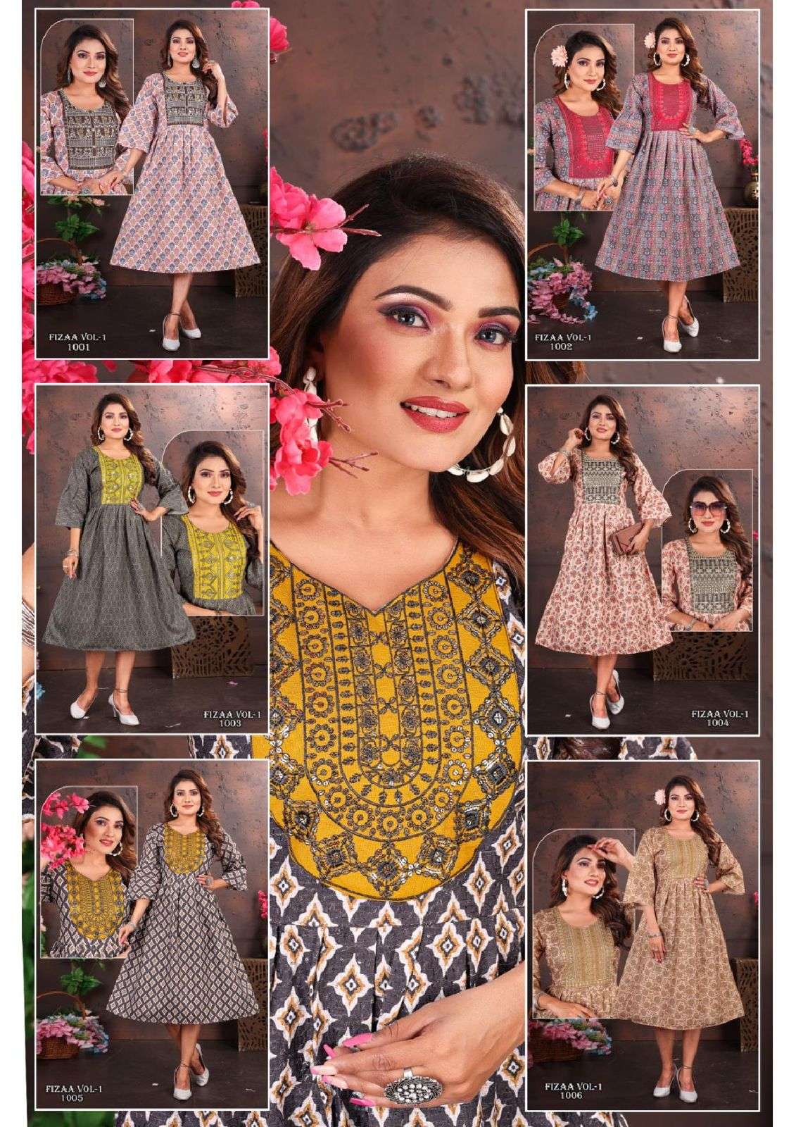 fizaa vol.1 Kurti Wholesale catalog
