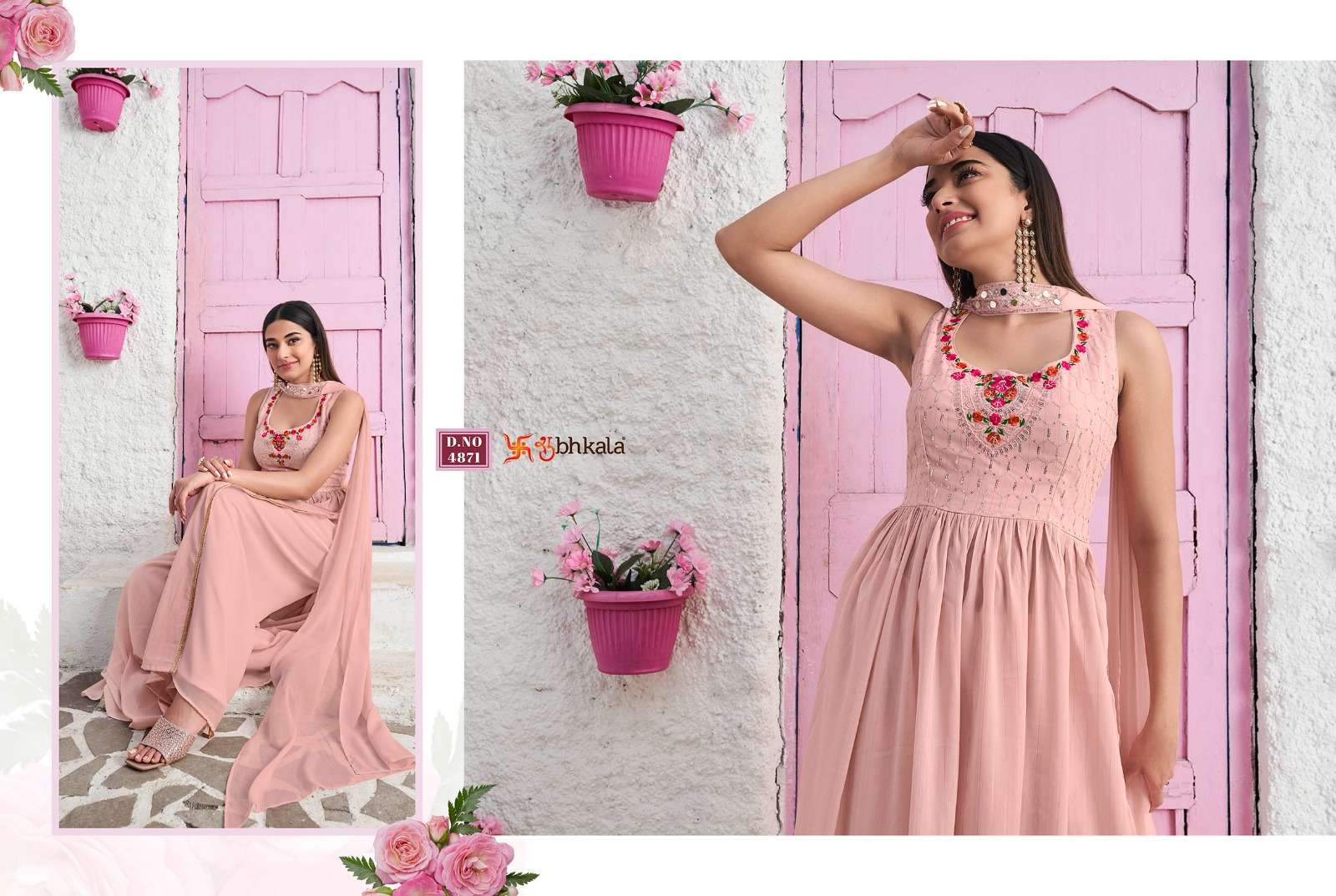 FLORY VOL. 31 4871 Exclusive Embroidered New Style Salwar Kameez Wholesale catalog
