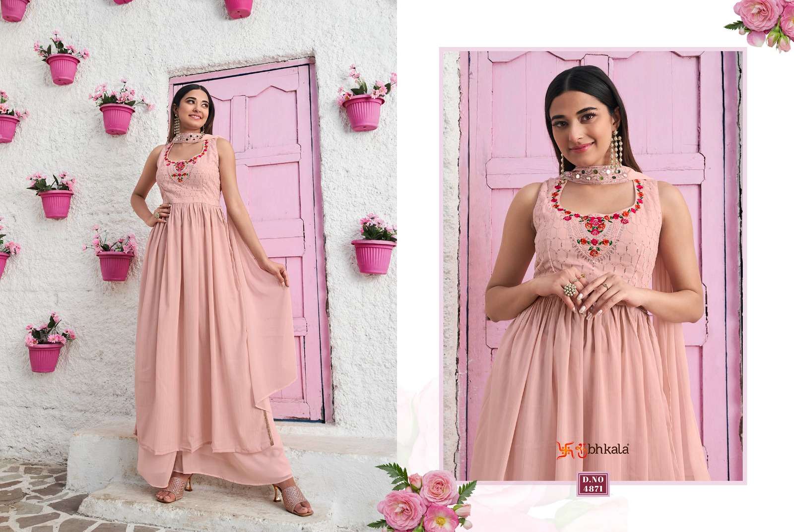 FLORY VOL. 31 4871 Exclusive Embroidered New Style Salwar Kameez Wholesale catalog