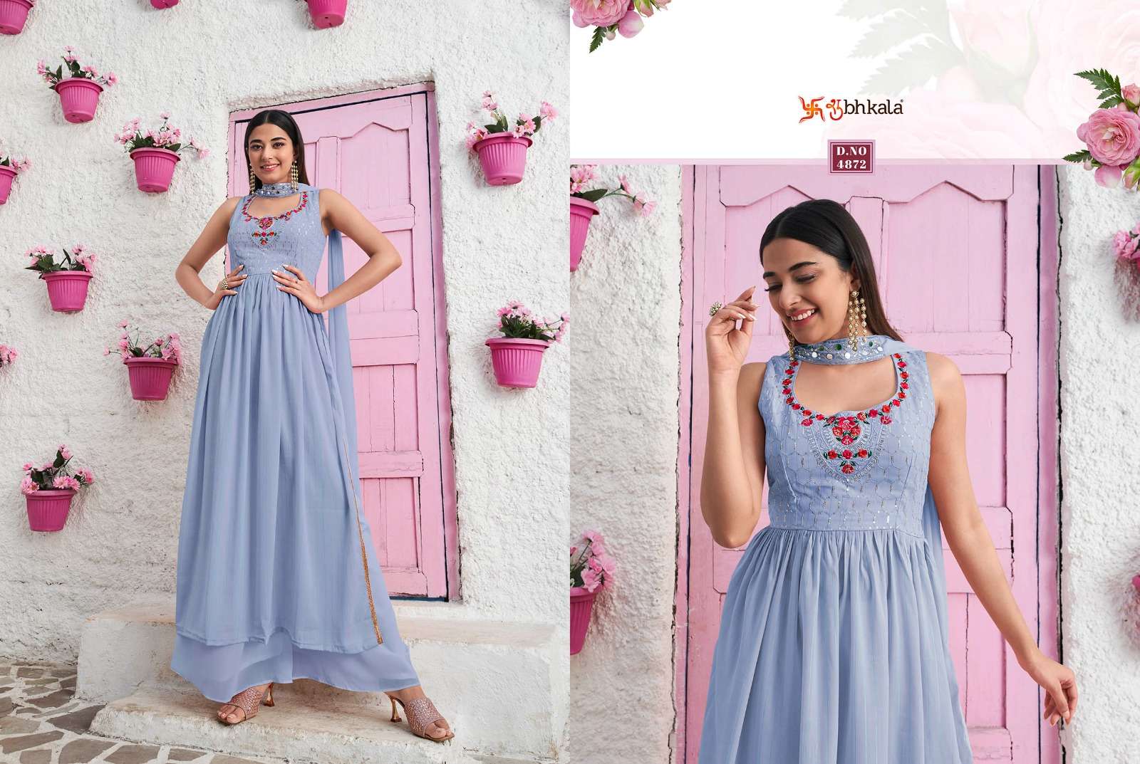 FLORY VOL. 31 4872 Exclusive Embroidered New Style Salwar Kameez Wholesale catalog