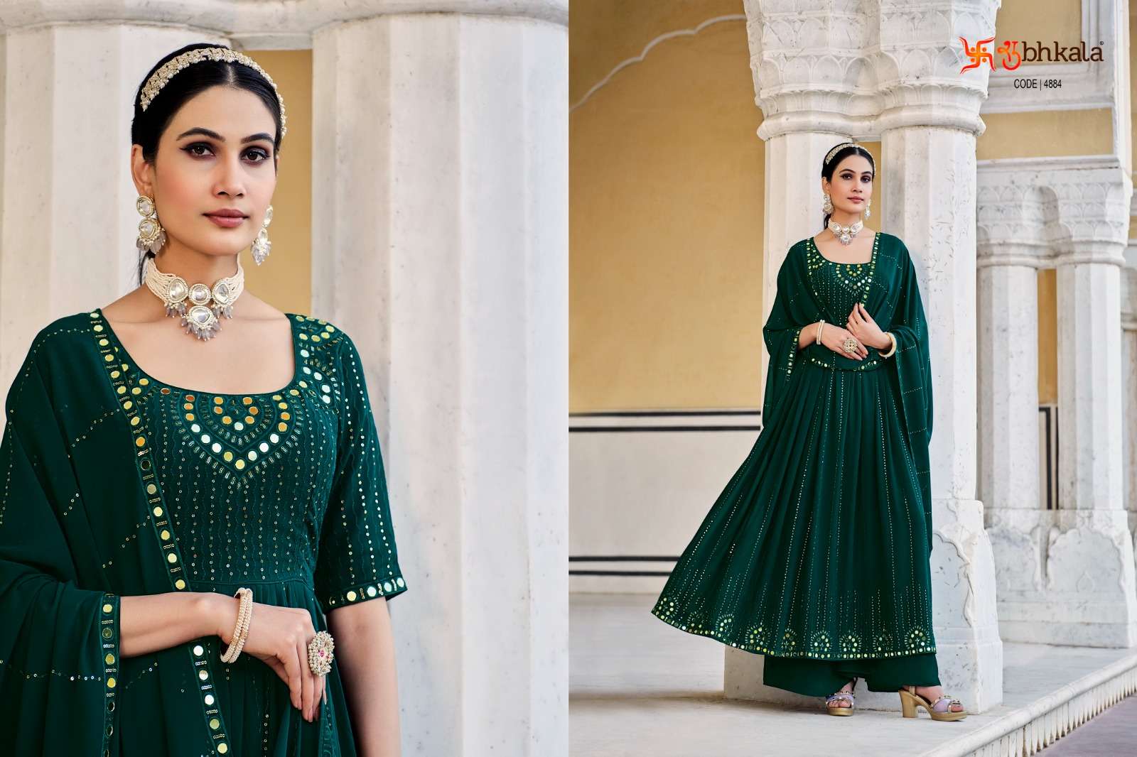 FLORY VOL. 32 Embroidered Stitched New Style Salwar Suit Wholesale catalog