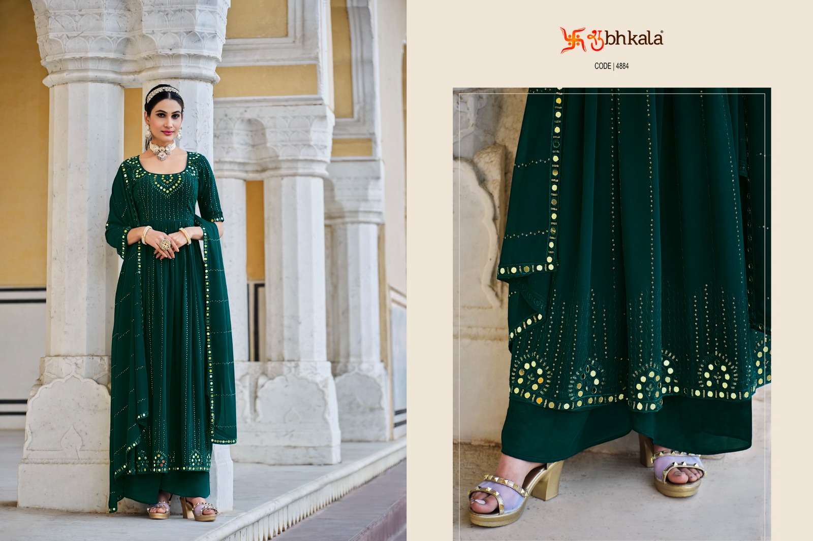 FLORY VOL. 32 Embroidered Stitched New Style Salwar Suit Wholesale catalog