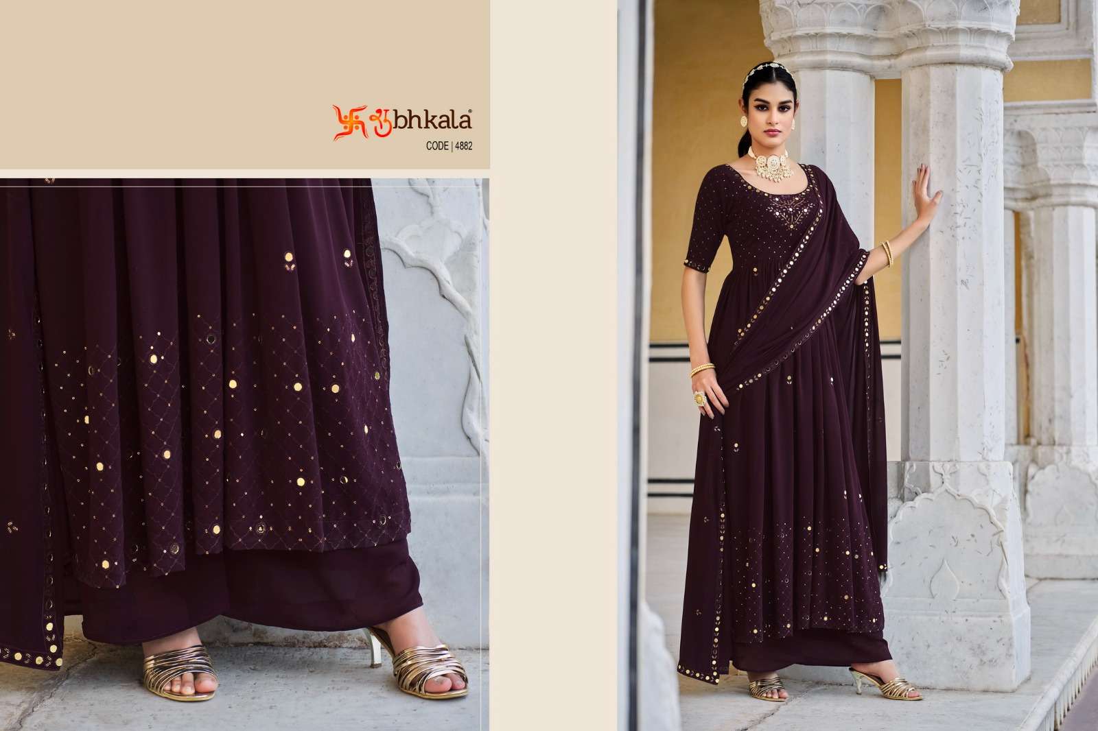 FLORY VOL. 32 Embroidered Stitched New Style Salwar Suit Wholesale catalog
