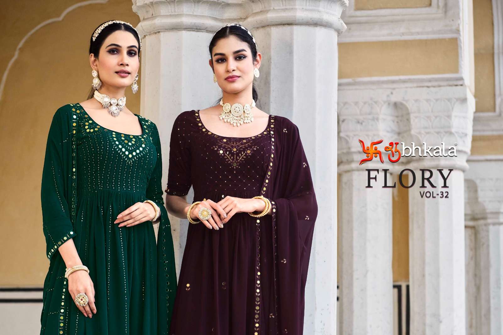 FLORY VOL. 32 Embroidered Stitched New Style Salwar Suit Wholesale catalog