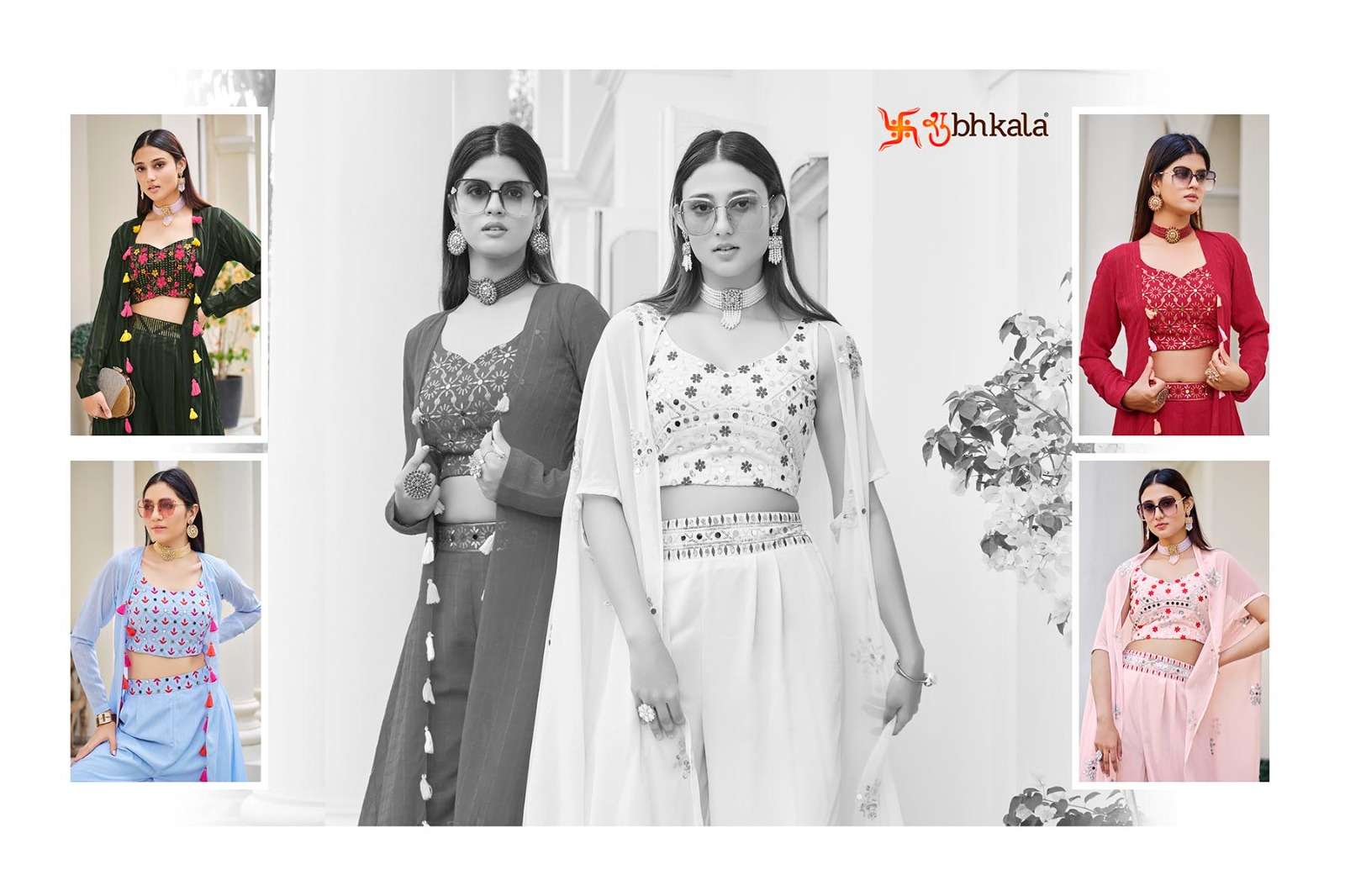 FLORY VOL. 38 mbroidered Stitched Koti Style Palazzo Co-Ords Set Kurti Wholesale catalog