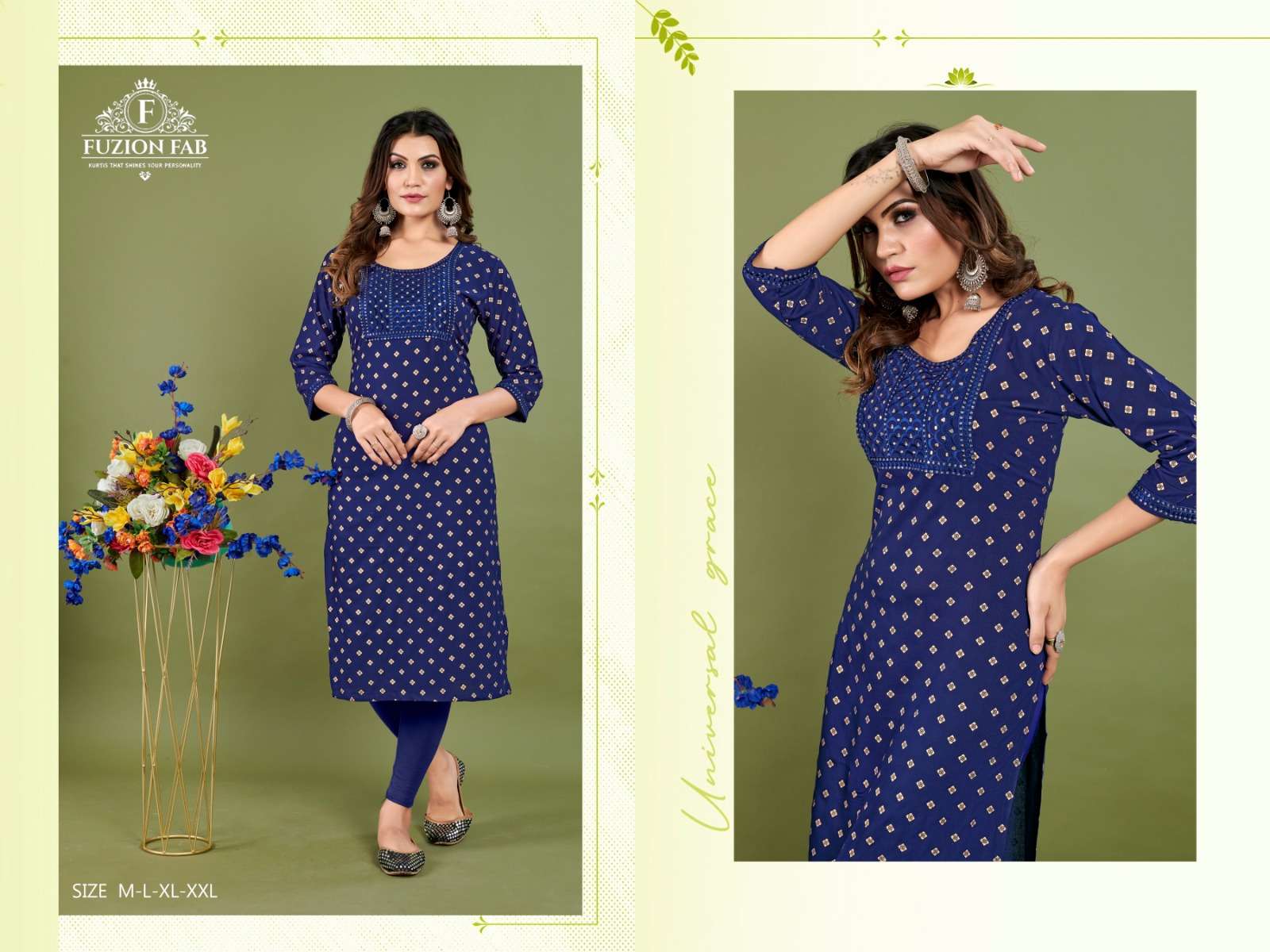 Fuzion Fab Dhyani vol 1 Kurti Wholesale catalog