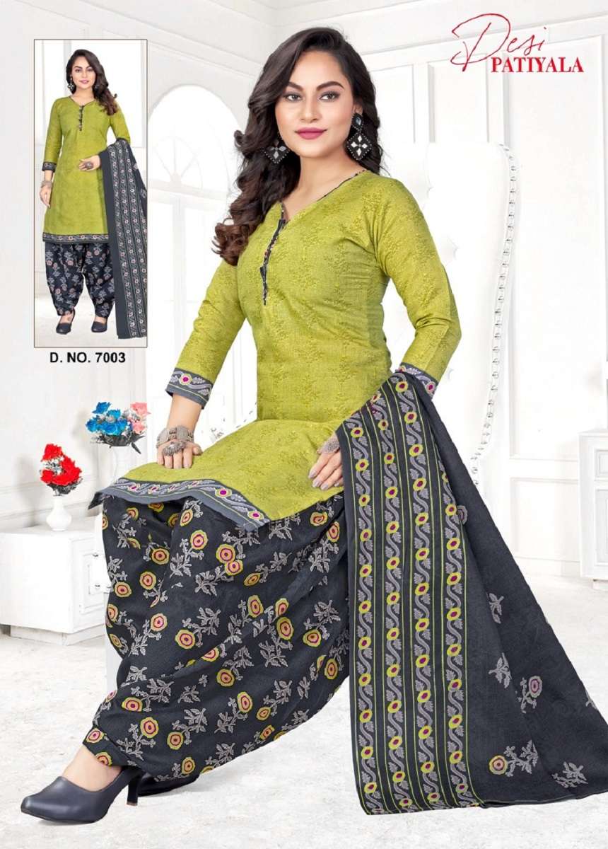 Ganesha Desi Patiyala Vol-7 – Readymade With Inner - Wholesale Catalog
