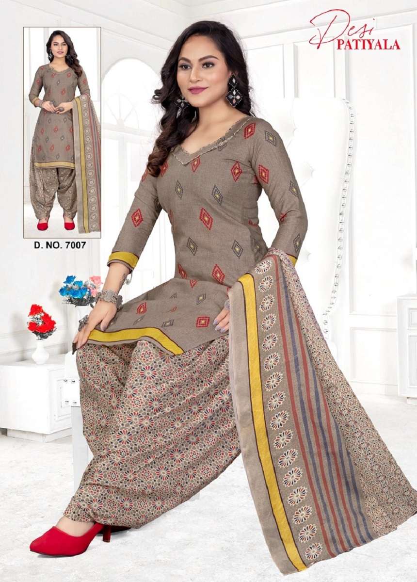 Ganesha Desi Patiyala Vol-7 – Readymade With Inner - Wholesale Catalog