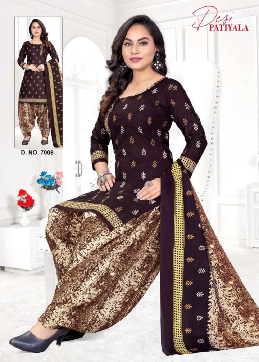 Ganesha Desi Patiyala Vol-7 – Readymade With Inner - Wholesale Catalog