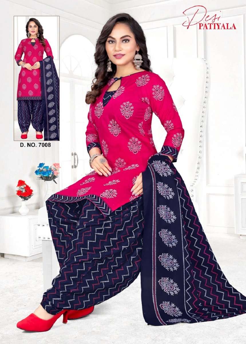 Ganesha Desi Patiyala Vol-7 – Readymade With Inner - Wholesale Catalog