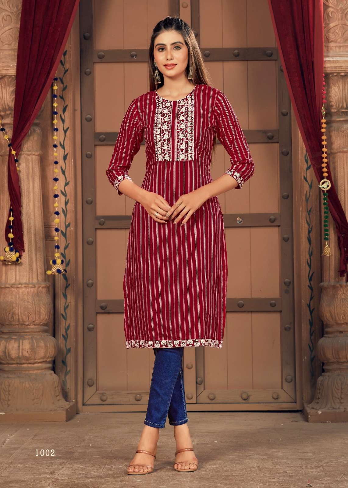 GEETA  V-3 Kurti Wholesale catalog