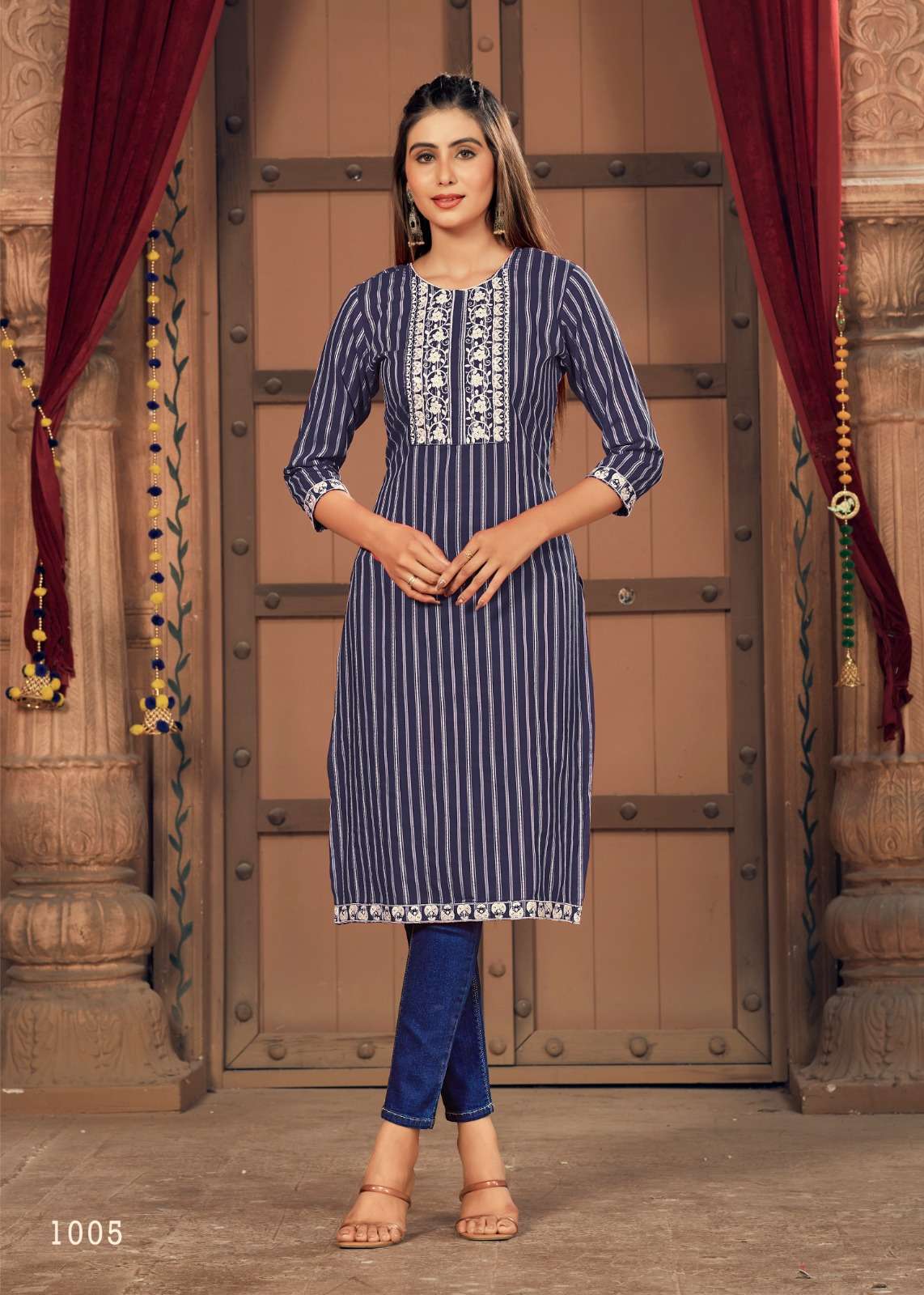 GEETA  V-3 Kurti Wholesale catalog