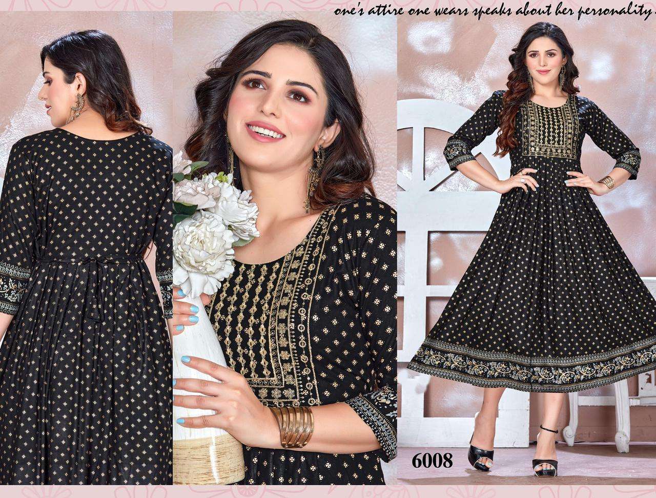 GOLDEN BE RICH 2 Rayon 14 Kg  Foil Prints Kurti Wholesale  catalog