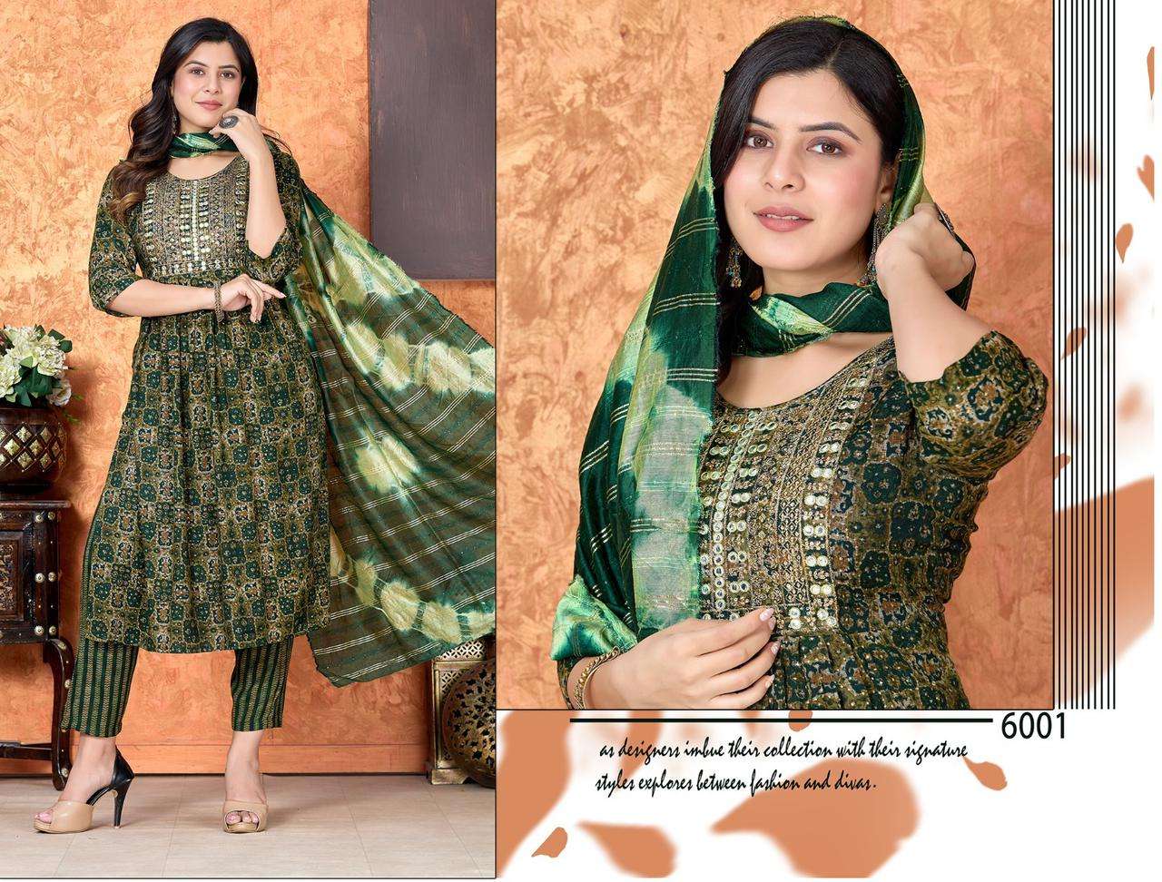  GOLDEN BEAUTY BLISS Naira Cut Kurti Wholesale catalog