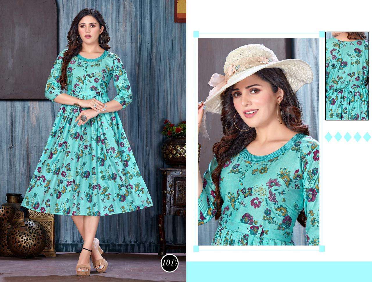 Golden Famous Rayon Kurti Wholesale catalog