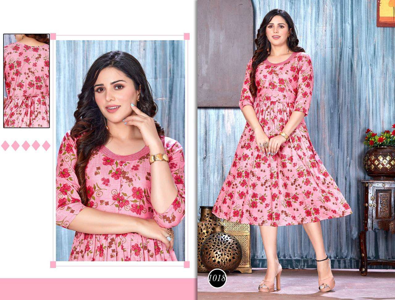 Golden Famous Rayon Kurti Wholesale catalog