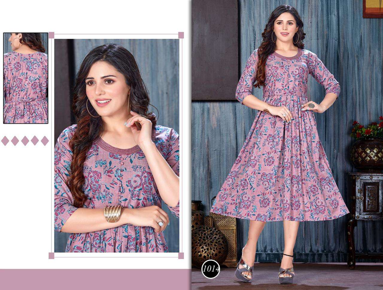 Golden Famous Rayon Kurti Wholesale catalog
