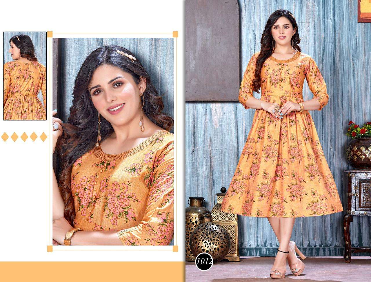Golden Famous Rayon Kurti Wholesale catalog