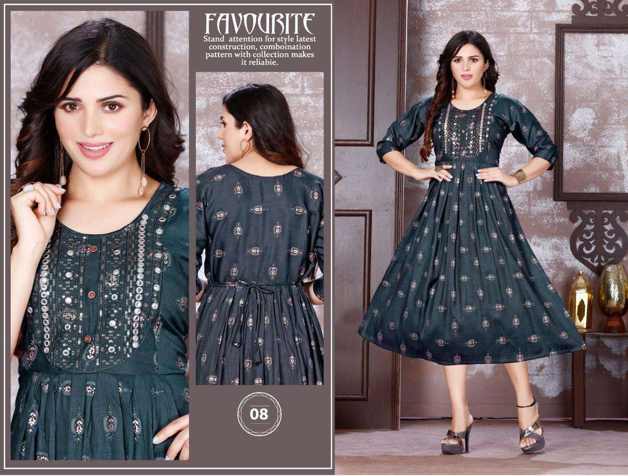 Golden Instyle Rayon Kurti Wholesale catalog