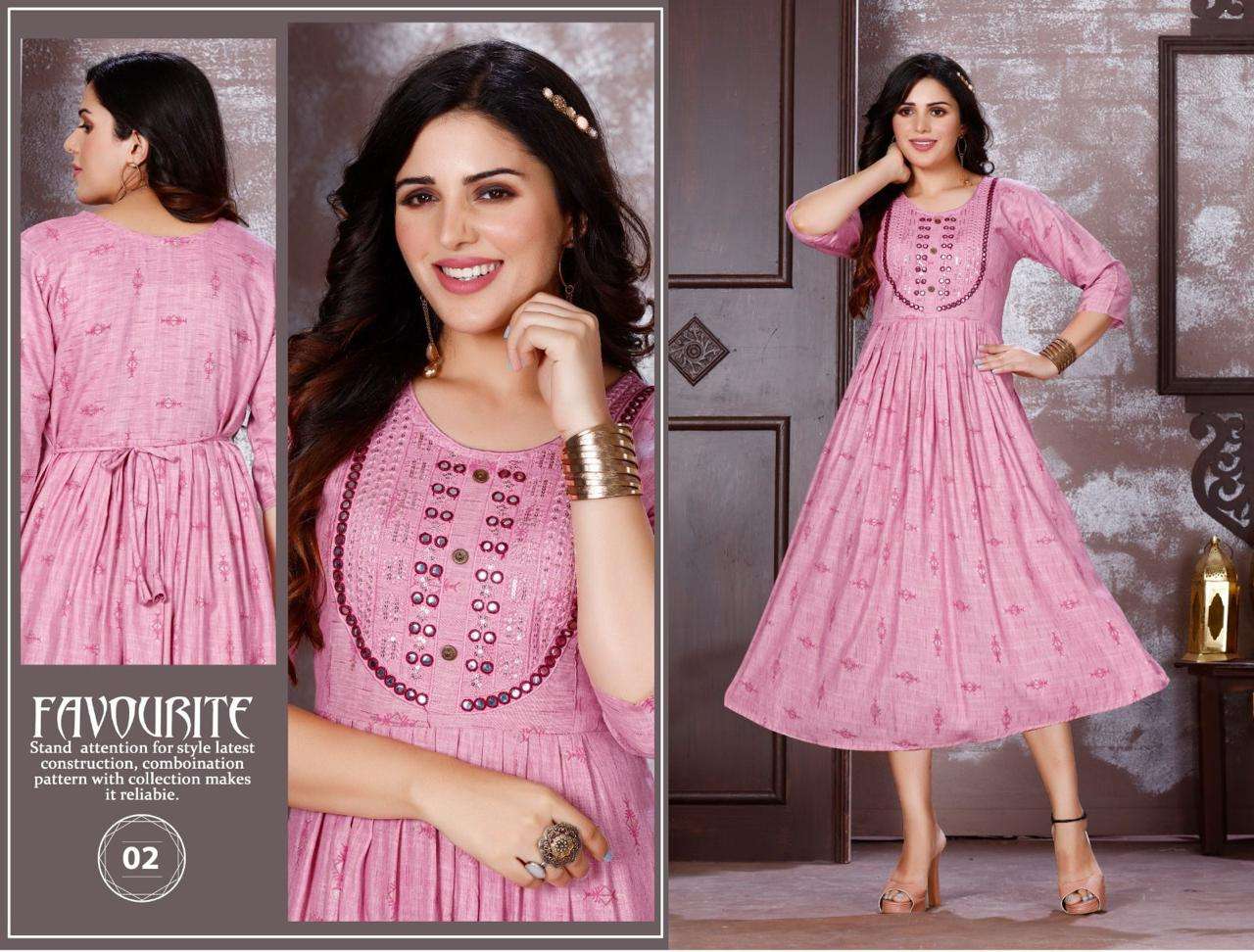Golden Instyle Rayon Kurti Wholesale catalog