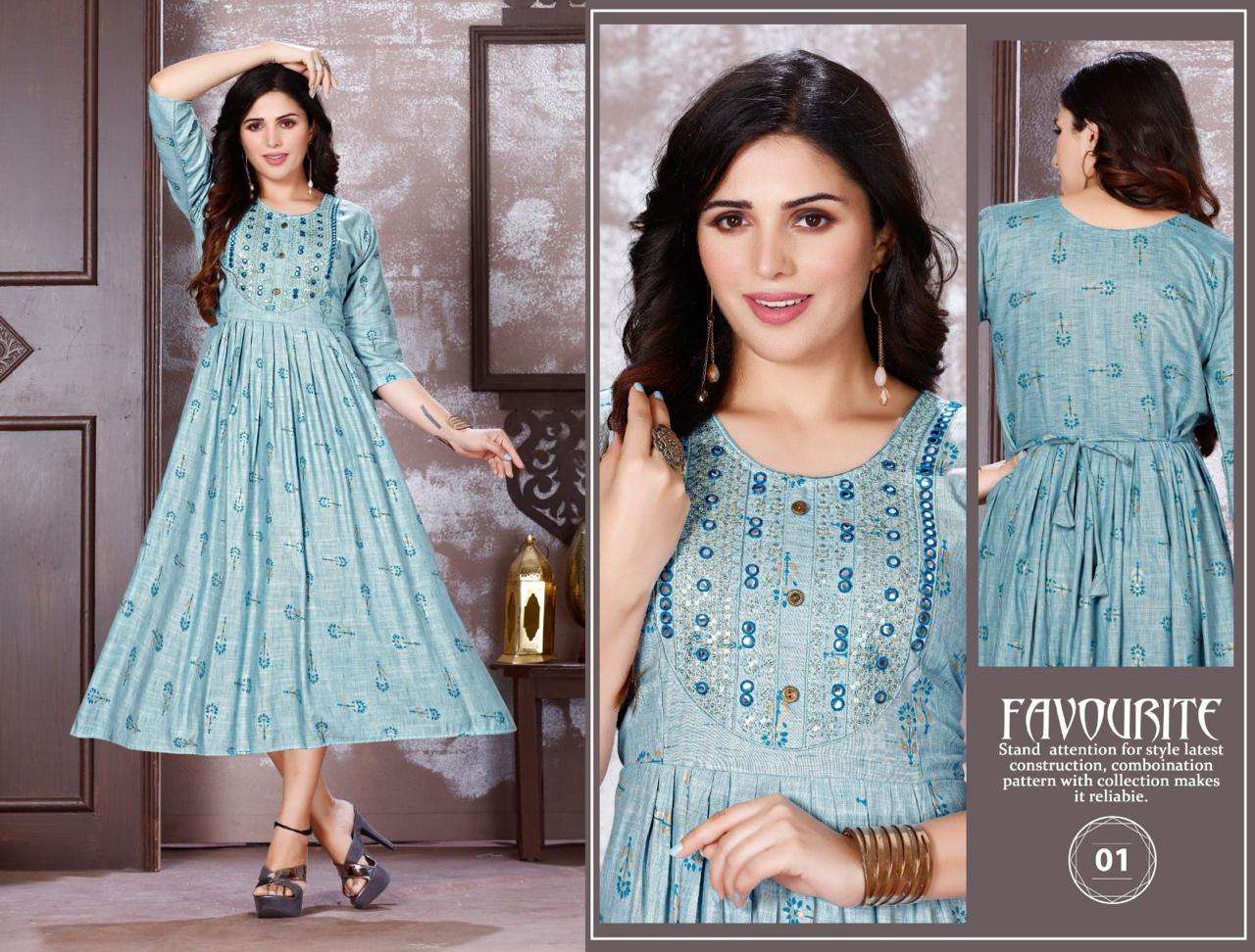 Golden Instyle Rayon Kurti Wholesale catalog
