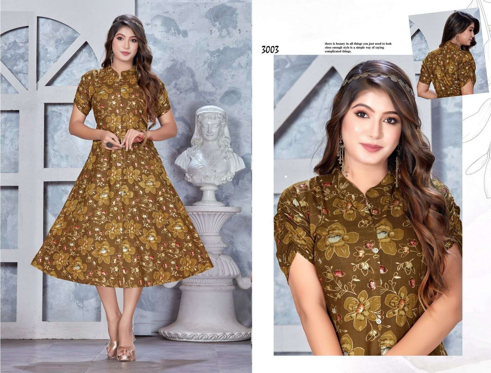 Golden The One & Only Kurti Wholesale catalog