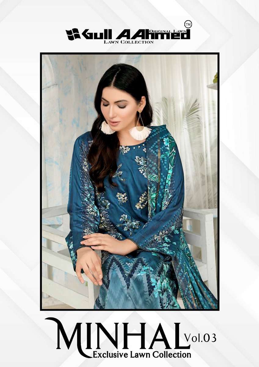 Gull AAhmed Minhal Vol-3 - Dress Material - Wholesale Catalog