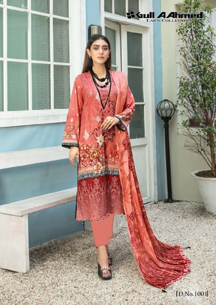 Gull Ahmed Oriana Vol-1 – Original Embroidery Lawn Collection - Wholesale Catalog
