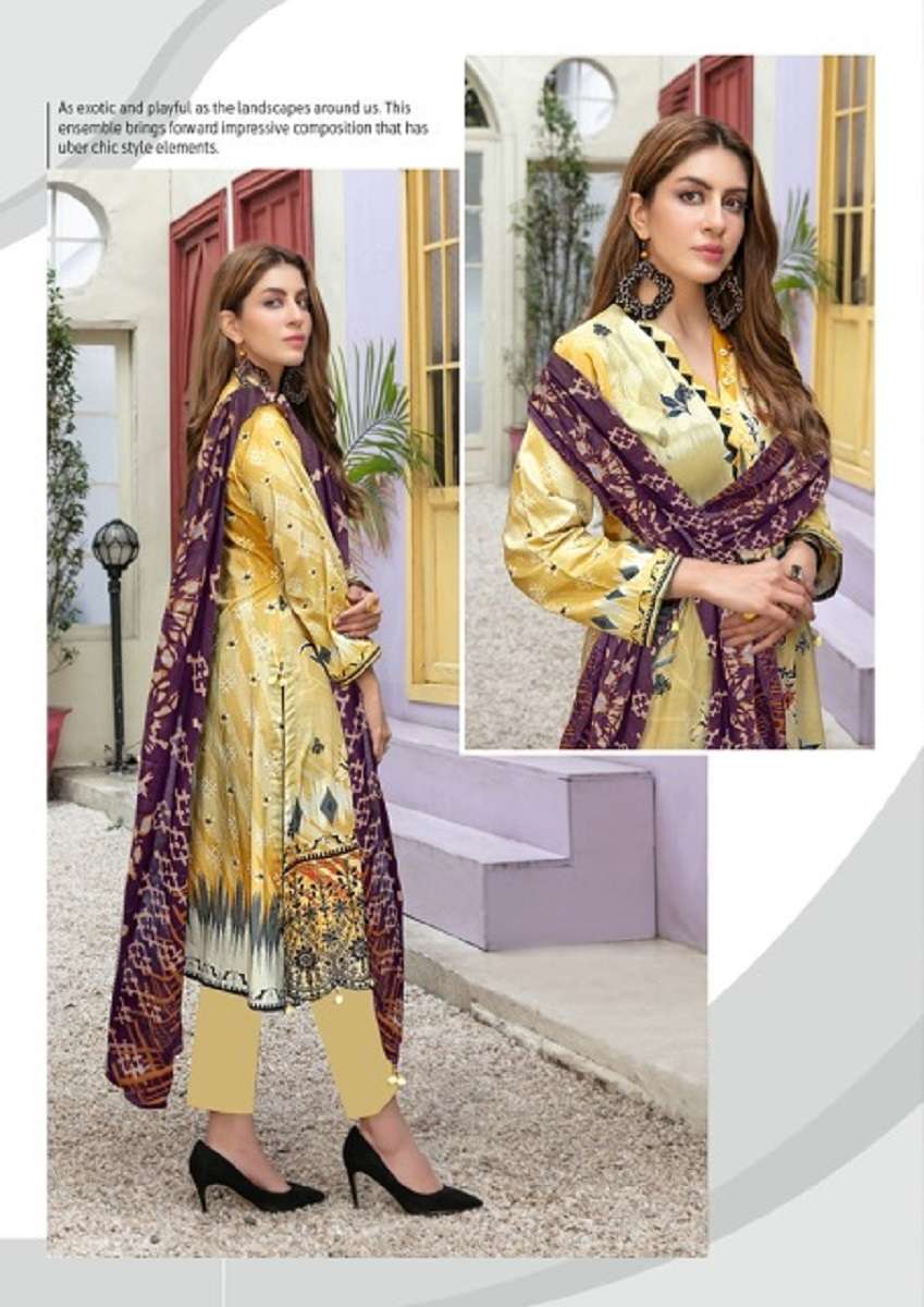 Gull Ahmed Oriana Vol-1 – Original Embroidery Lawn Collection - Wholesale Catalog