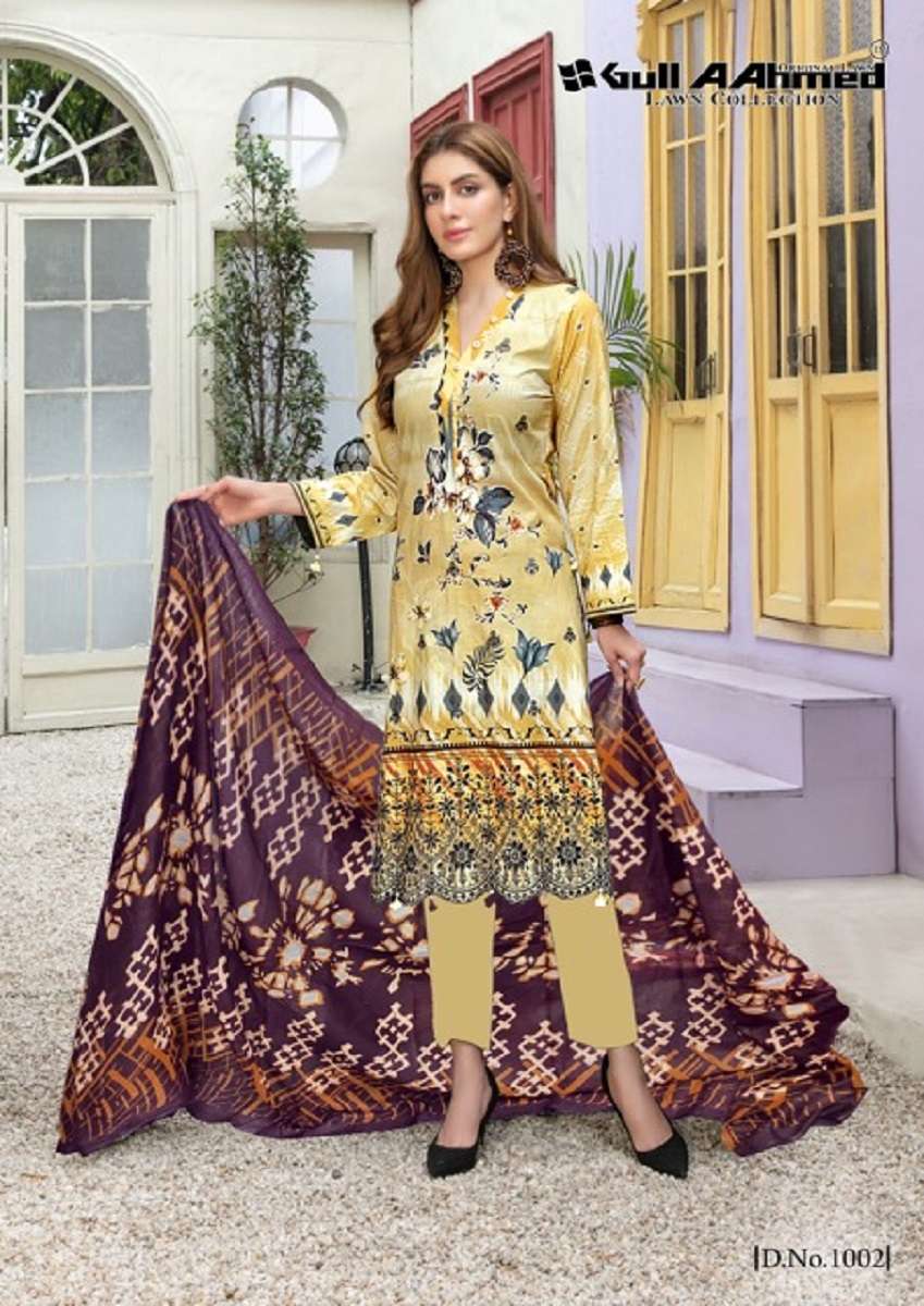 Gull Ahmed Oriana Vol-1 – Original Embroidery Lawn Collection - Wholesale Catalog