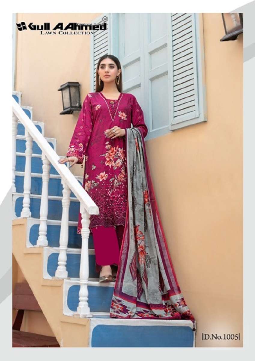 Gull Ahmed Oriana Vol-1 – Original Embroidery Lawn Collection - Wholesale Catalog