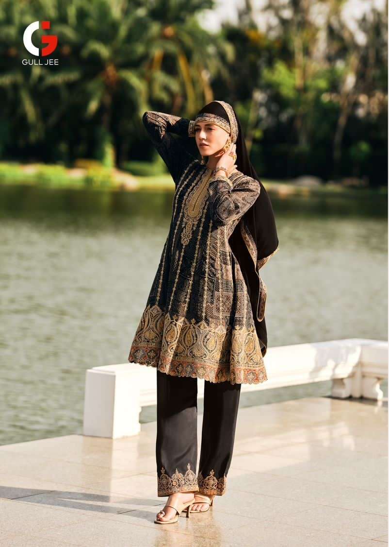 GULL JEE FASHIONISTA Viscose Muslin Salwar Kameez Wholesale catalog