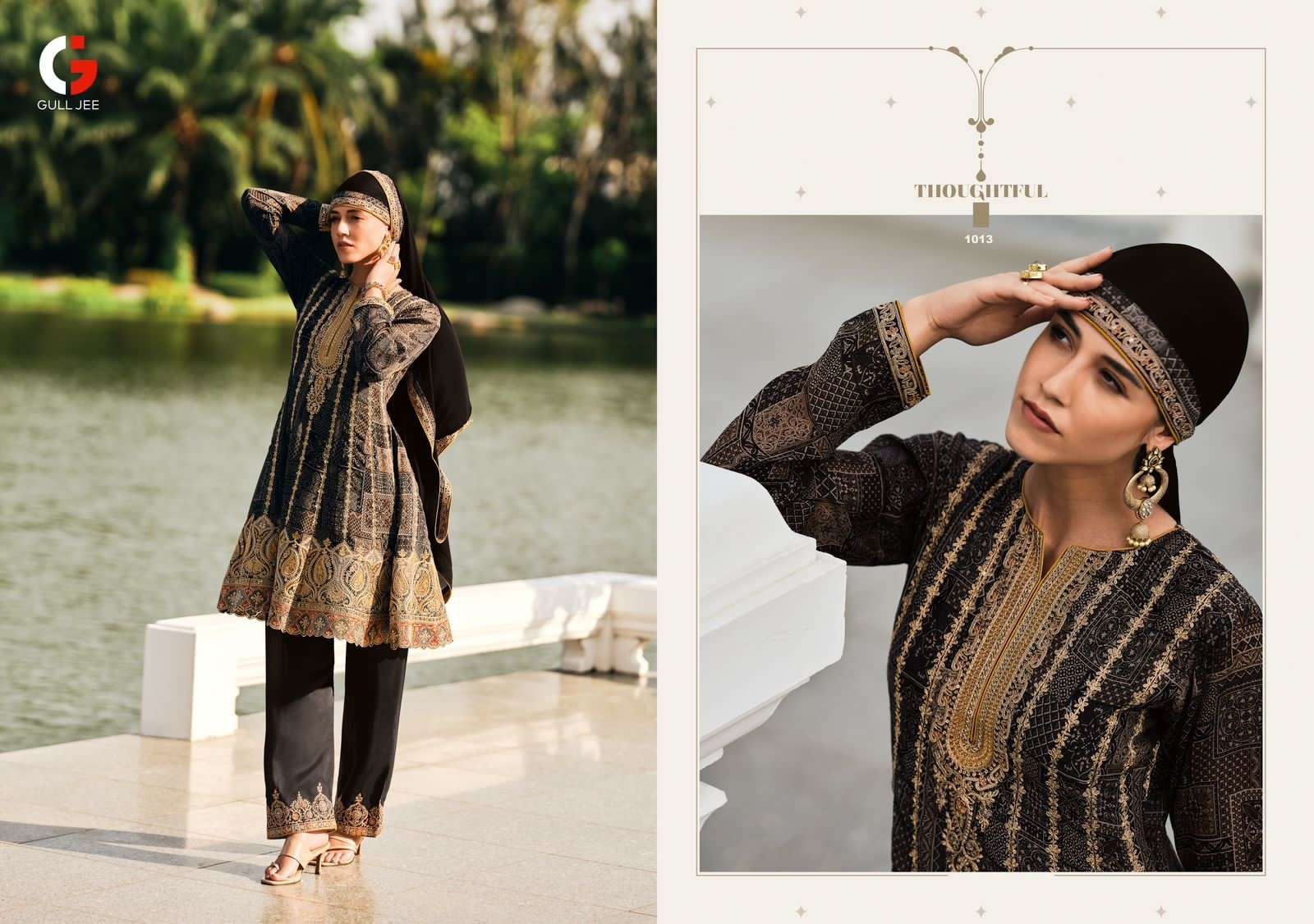 GULL JEE FASHIONISTA Viscose Muslin Salwar Kameez Wholesale catalog