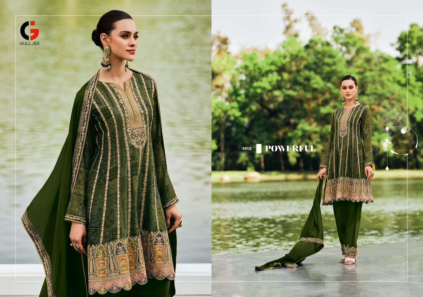 GULL JEE FASHIONISTA Viscose Muslin Salwar Kameez Wholesale catalog